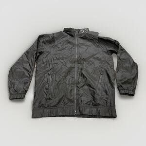 Nike Air Jordan 23 Engineered Mens Black Full Zip Hooded Jacket Size S AT9775